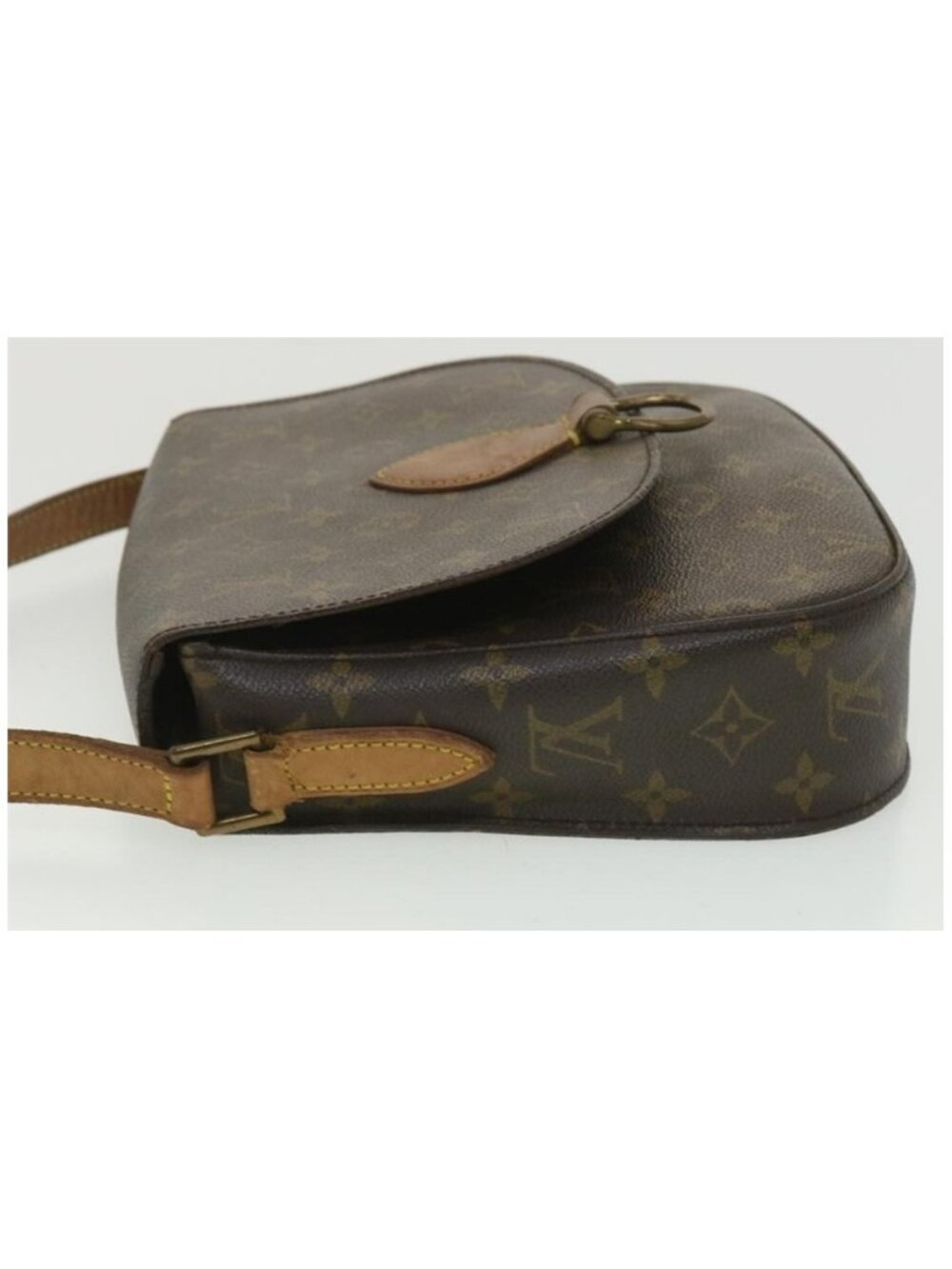 Authentic LOUIS VUITTON Monogram Saint Cloud GM Shoulder Bag M51242 LV - Picture 13 of 16